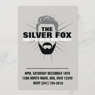 Invitation à l'anniversaire des hommes