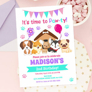 Invitation à l'anniversaire des marionnettes / Jeu