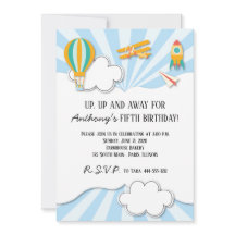 Invitation à l'anniversaire des vols