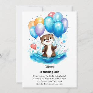 Invitation à l'anniversaire d'Otter