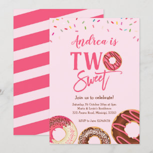 Invitation à l'anniversaire du 2e beignet