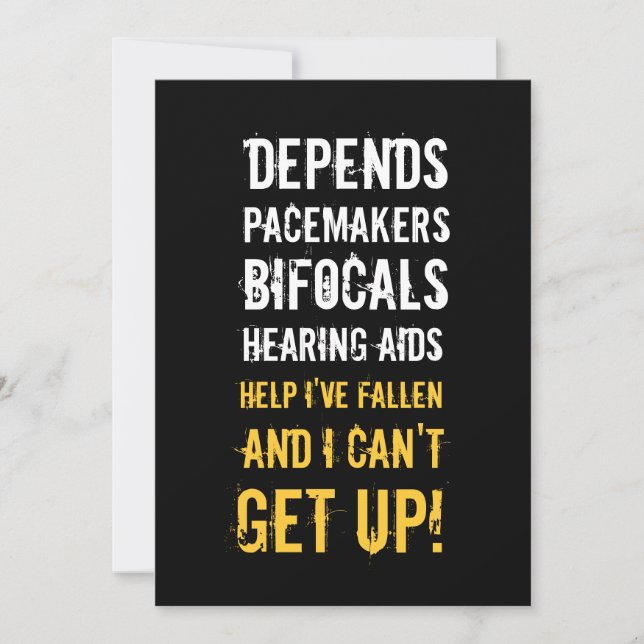 Invitation à l'anniversaire du 40e anniversaire -  (Devant)