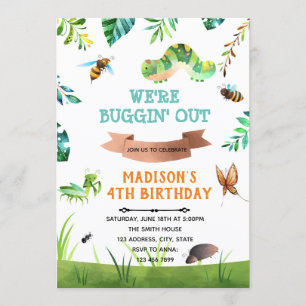 Invitation à l'anniversaire du bogue