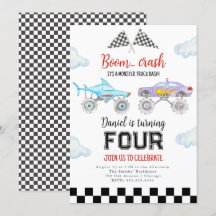 Invitation à l'anniversaire du Camion Monster