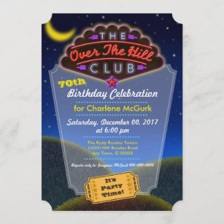 Invitation à l'anniversaire du Club Over the Hill