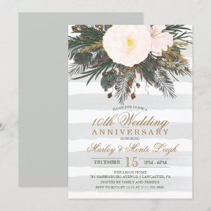 Invitation à l'anniversaire du Mariage Floral d'hi