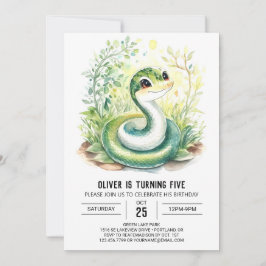 Invitation à l'anniversaire du serpent