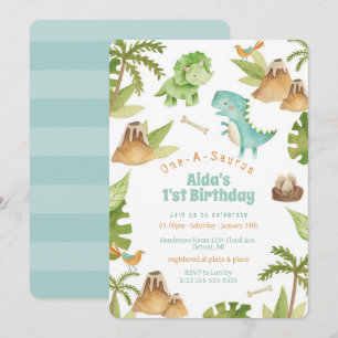 Invitation à l'anniversaire d'un dinosaure à A-Sau