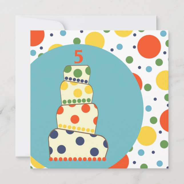 Invitation à l'anniversaire d'un enfant personnali (Devant)