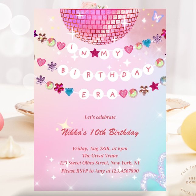 Invitation à l'époque de mon anniversaire - Ado fi (Créateur téléchargé)