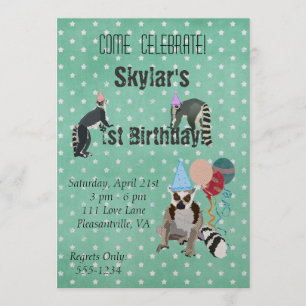Invitation à l'étoile d'anniversaire de Lemurs