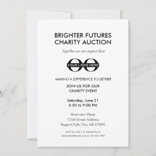 Invitation à l'événement de bienfaisance de l'entr