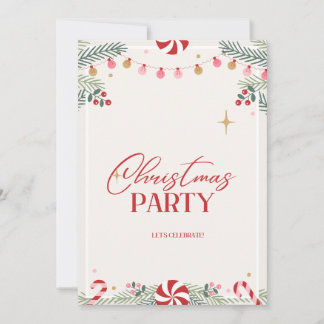 Invitation à l'événement des Fêtes