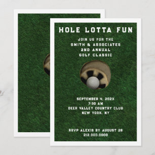 Invitation à l'événement Golf Party