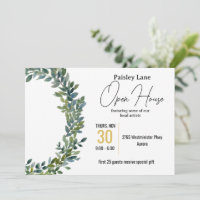 Invitation à l'événement pour open house ou autre