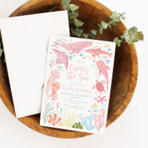 A l'extrémité de la mer Rose Ocean Aniamls 1er ann