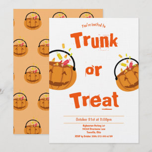 Invitation à l'Halloween pour enfants