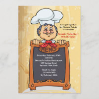 À l'invitation de menu