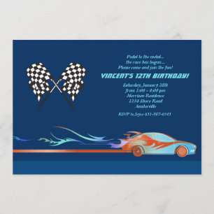 Invitation À l'invitation de voie de course