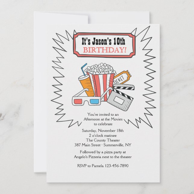 Invitation À L'Invitation Des Films (Devant)