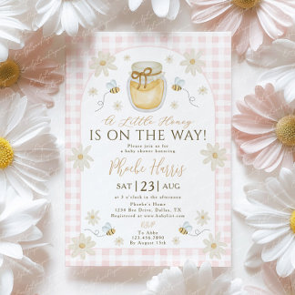 Invitation A Little Honey is on the Way Baby Shower 