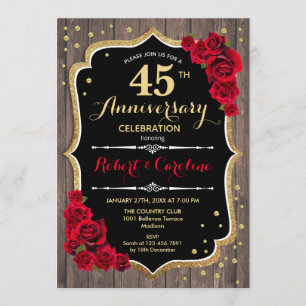 Invitation à l'occasion du 45e anniversaire de la 