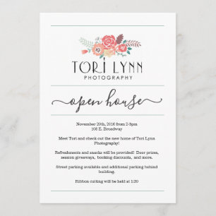 Invitation à l'Open House Simplement à droite