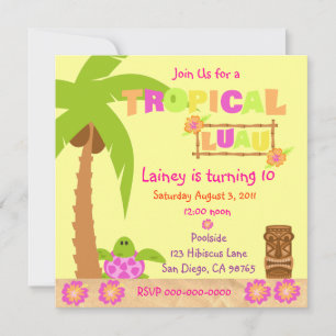 Invitation à Luau