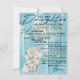 Invitation À MA FILLE Cadeau Pour Votre Enfant