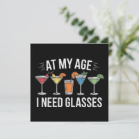 À mon âge, j'ai besoin de lunettes Drôle de vin Al