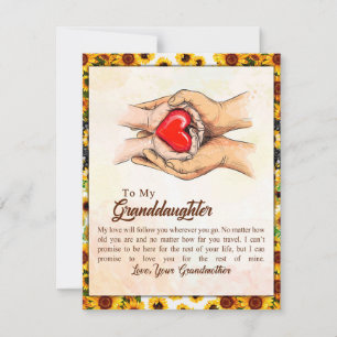 Invitation À Mon Cadeau De Fleur De Soleil Grandma