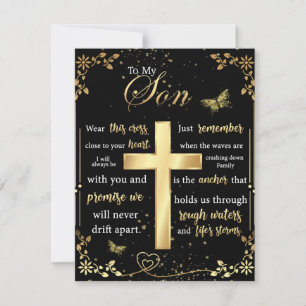 Invitation À Mon Fils Cadeau, Amant Papillon, Lettre Fils Flo