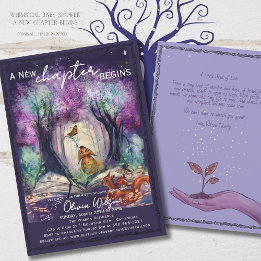 Invitation  A New Chapter Begins I Storybook Baby shower