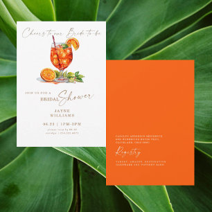 Invitation À notre future mariée Aperol Spritz Bridal II