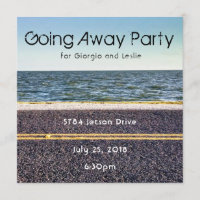 Invitation à Ocean Drive Going Away Party