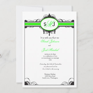 Invitation à plat du chandelier