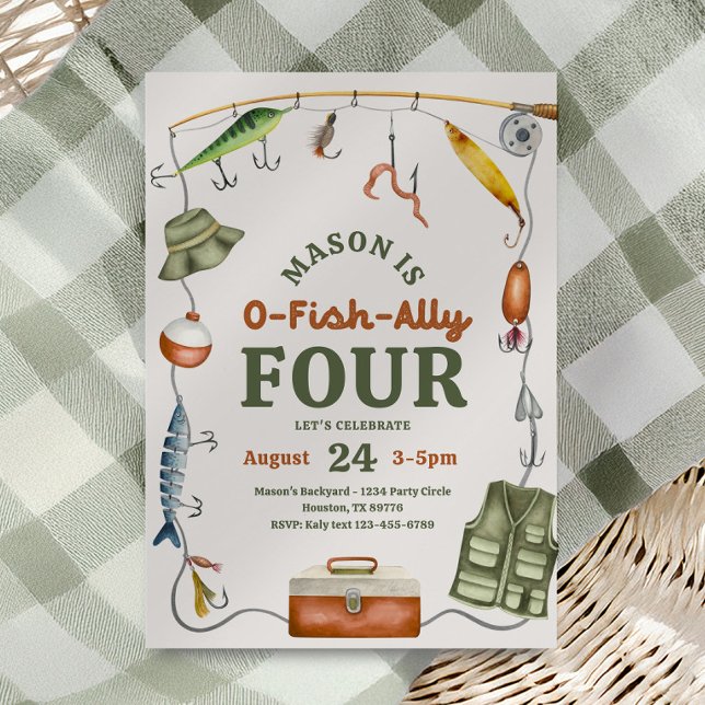 Invitation à quatre ans pour l'Allié du poisson (Créateur téléchargé)