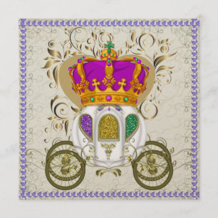 Invitation A Royal Event - Mardi Gras - Carnaval - SRF