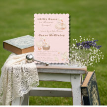 A Silly Goose is Almost Loose Pink Baby Shower