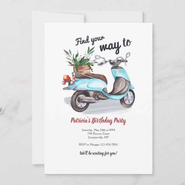 Invitation à Trouver Votre Chemin (Devant)