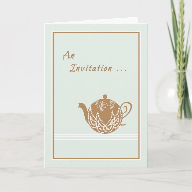 Invitation à un après-midi de thé (Devant)