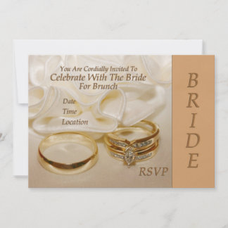 Invitation à un brunch nuptial