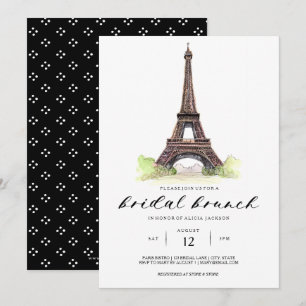 Invitation à un brunch nuptial parisien