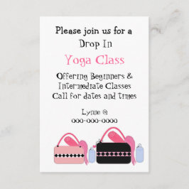 Invitation à un cours de yoga