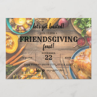 Invitation à un dîner de Thanksgiving
