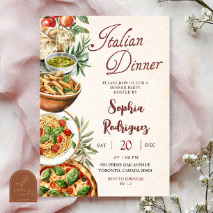 Invitation à un dîner italien