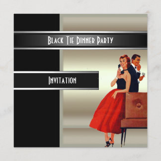 Invitation à un dîner officiel en tenue de soirée