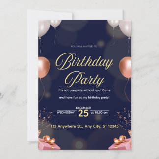 Invitation à un événement de vacances
