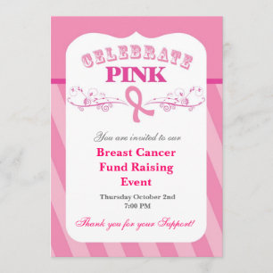 Invitation à un événement sur le cancer du sein du