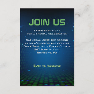 Invitation à un jeu vidéo sans fin Bar Mitzvah